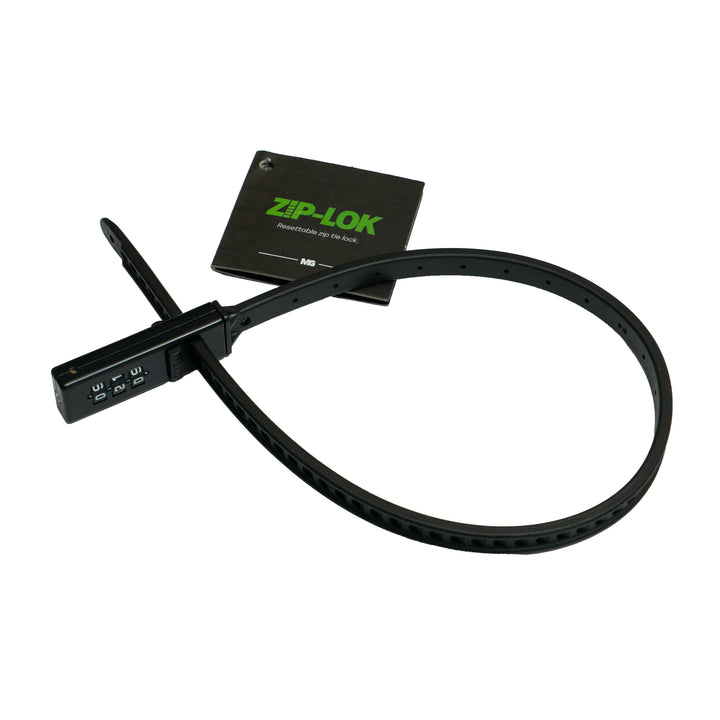 ZIP LOK HELMET RESETTABLE LOCK BLACK