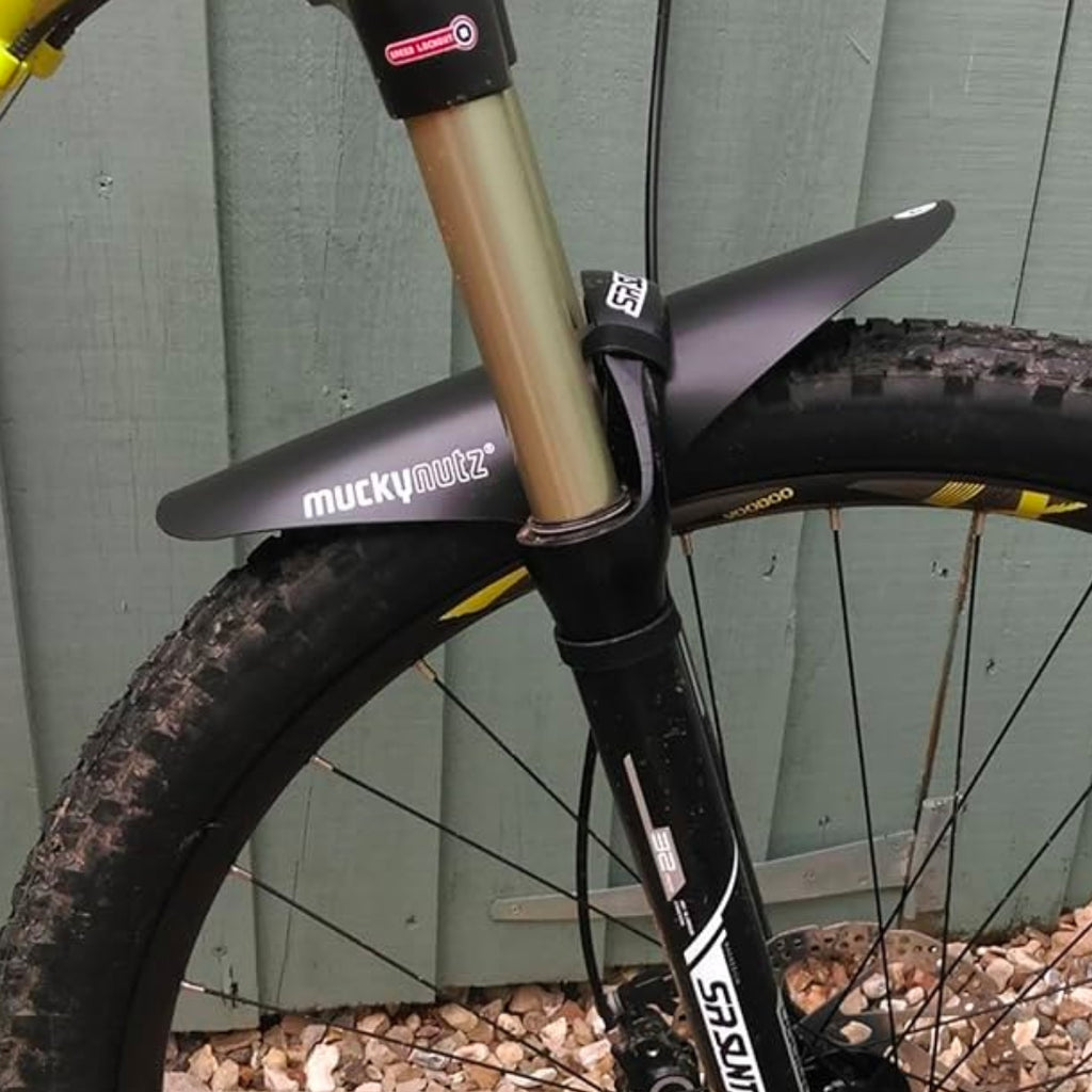 Mucky Nutz Face Fender XL – Garde-boue Flexible Pour VTT, 25 G, Compatible Roues 26/27.5/29, Protection Contre Boue Et Graviers, Fabriqué Au Royaume-Uni